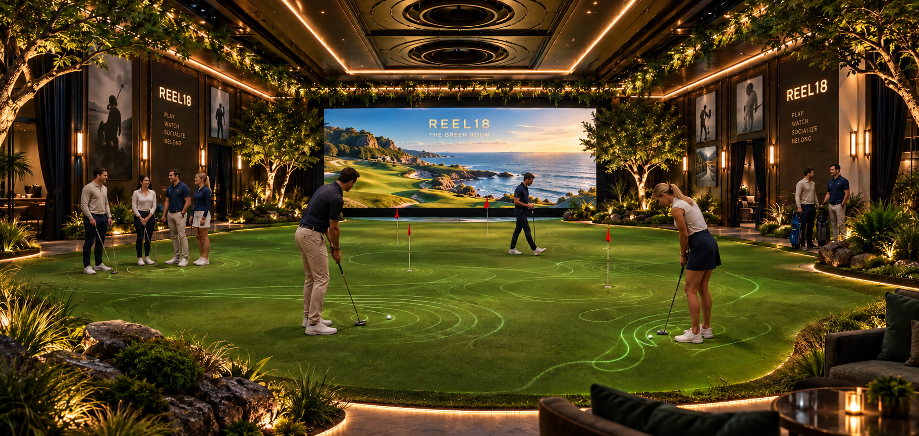 Concept rendering of the Green Room putting space